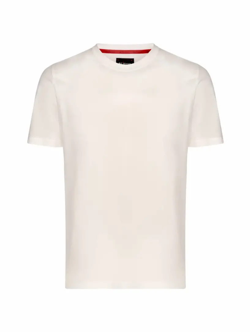 

Хлопковая футболка с логотипом Kiton, белый