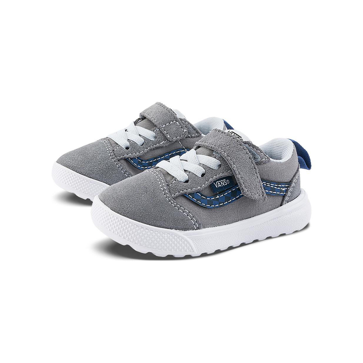 Коллекция UltraRange 66 Низкие Топы для Малышей Серо-Голубые Детские Vans — фото 3