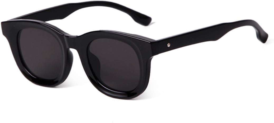 

Модные солнцезащитные очки для женщин с декором в виде заклепок, круглые очки в черепаховой оправе, мужские солнцезащитные очки с защитой от УФ-излучения UV400 HHZZYVY, 1