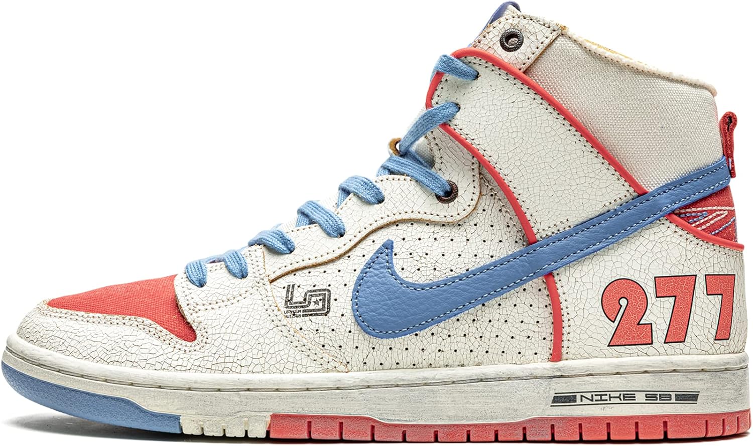 

Кроссовки Nike Mens SB Dunk High DH7683 100 Ishod WAIR x Magnus Walker - размер, Sail/University Blue-Red