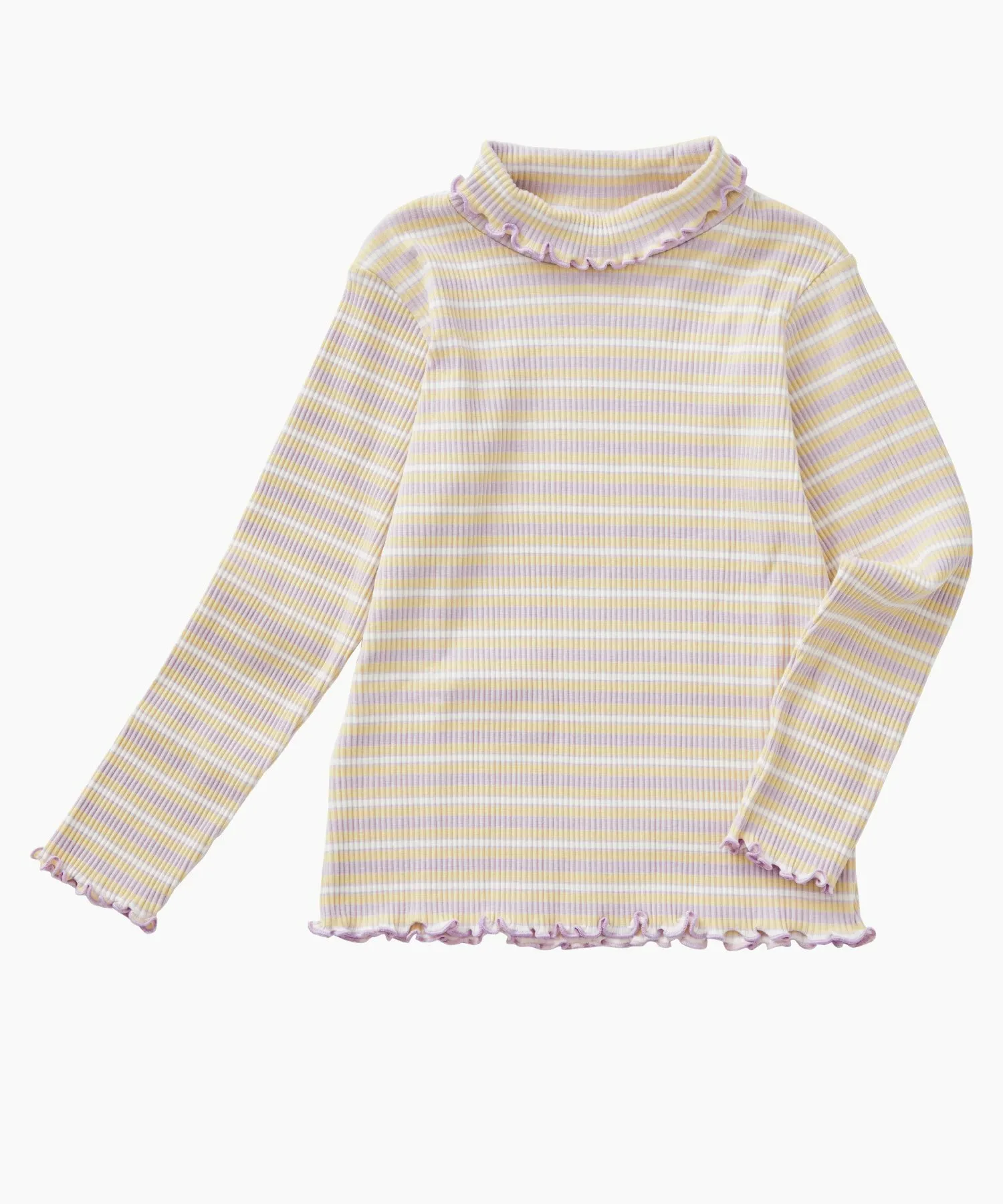 Водолазка в рубчик Ever Closet, Lavender border — фото 3