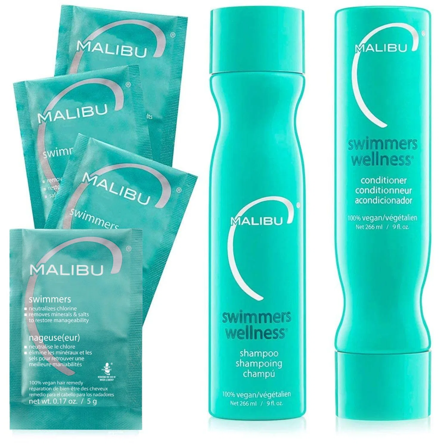 Набор для ухода за волосами Malibu C Swimmers Wellness Collection Malibu C