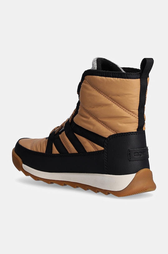 Зимние ботинки женские Sorel Whitney II Plus Lace WP стеганые, черно-коричневый — фото 3