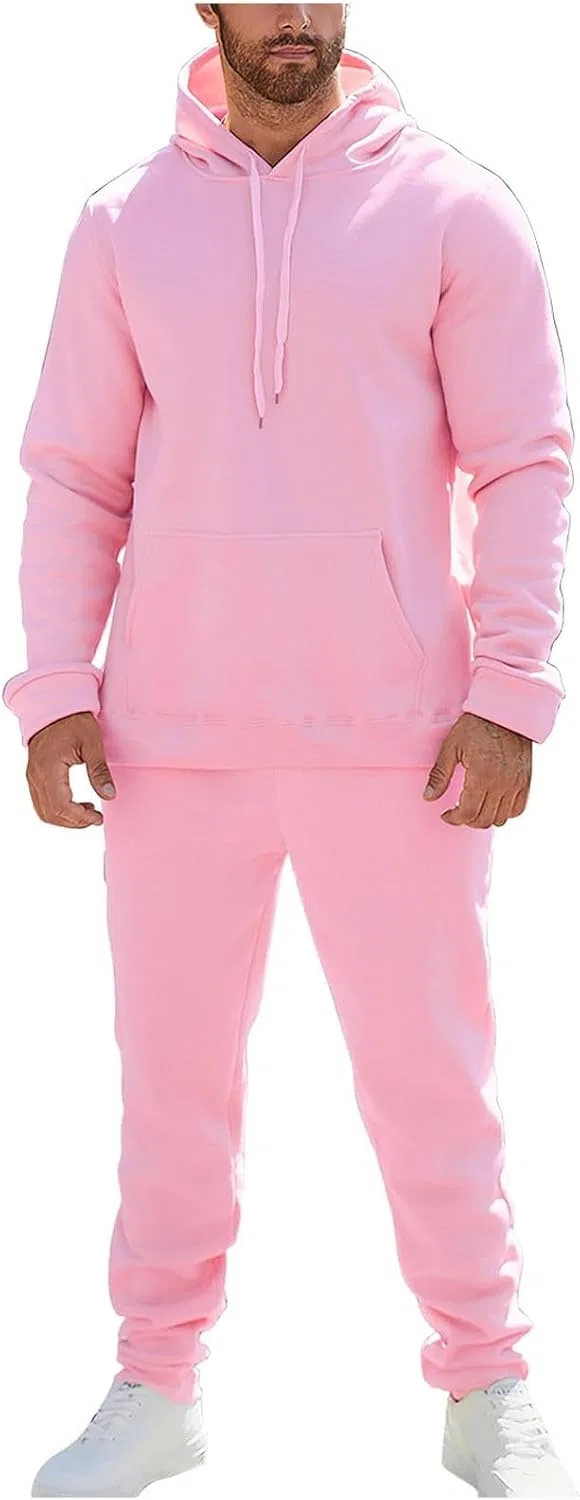 Спортивный костюм двойка, худи и штаны, Pink — фото 2