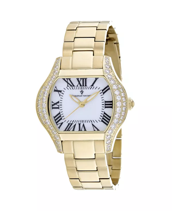 

Женские часы Bianca с белым циферблатом - cv1833 Christian Van Sant, white