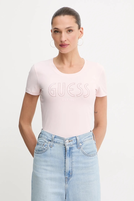 

Футболка Guess, розовый
