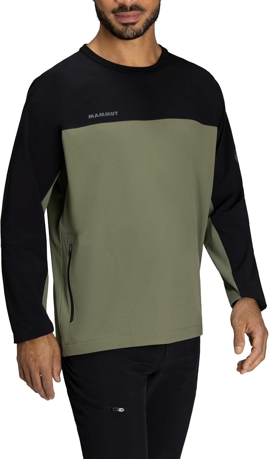 

Мужская футболка Mammut Comfort Crew Neck AF (1011-02400), азиатский крой, черный