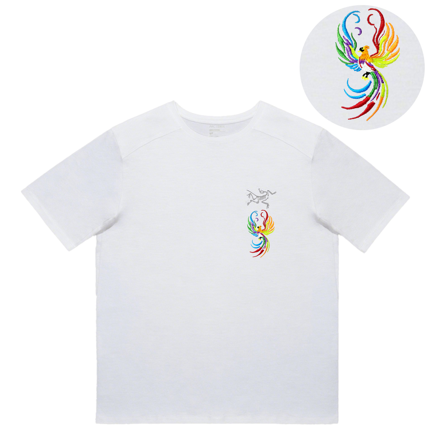 

Arcteryx Футболка Kragg Unisex цвета Ivory White/White Light