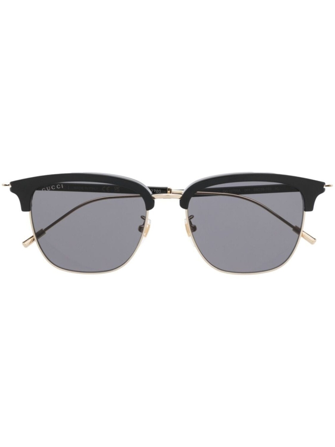 

Gucci Eyewear солнцезащитные очки трапециевидной формы, черный