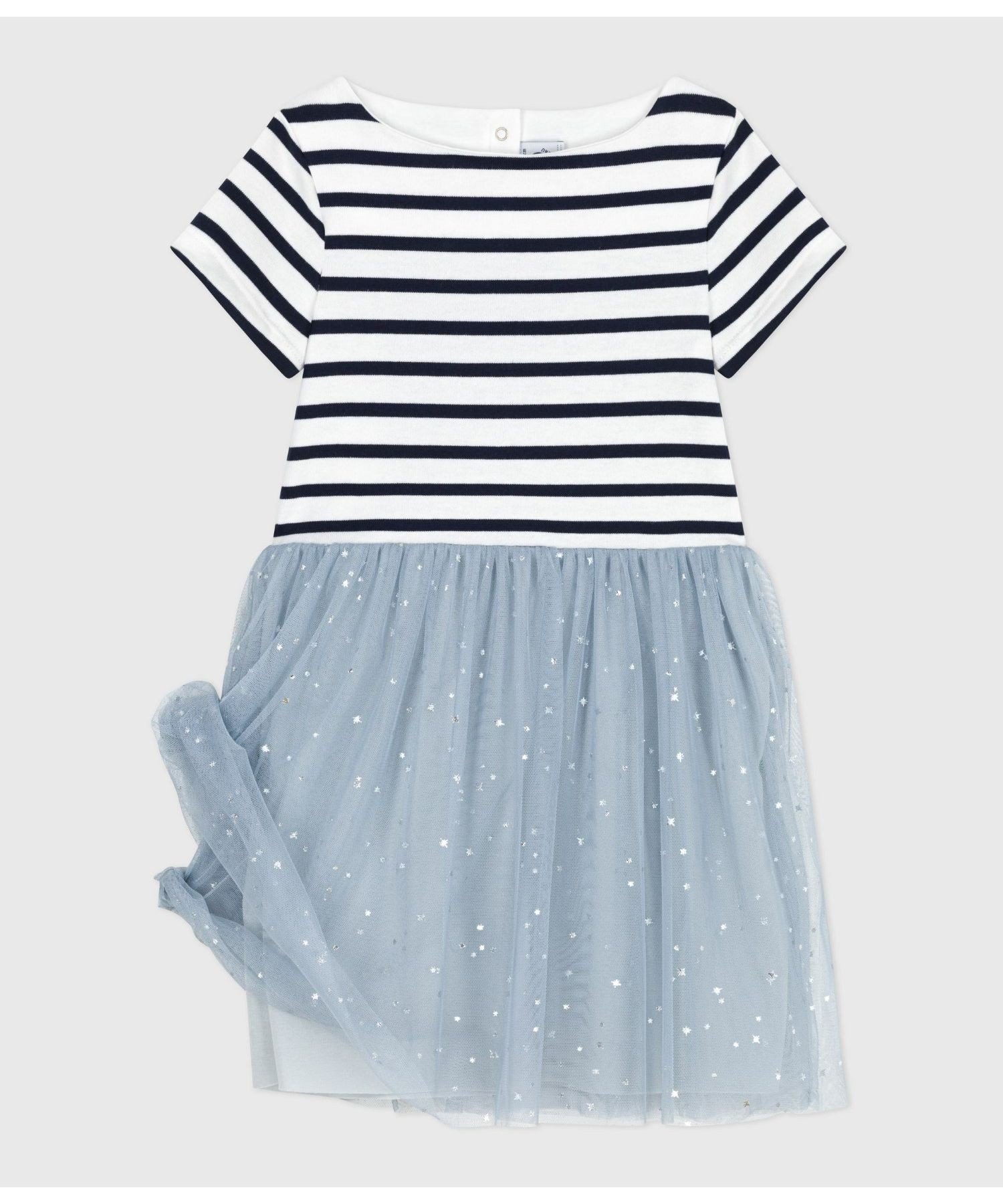 Платье один кусочек Petit Bateau, Gray/Multicolor — фото 4