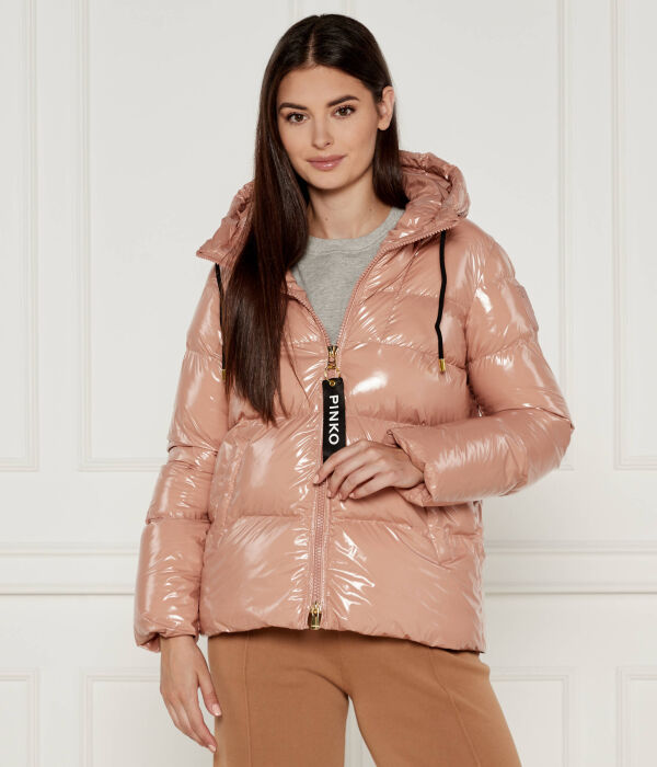 

Пуховик Pinko Regular Fit, розовый