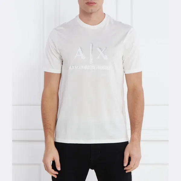 

Футболка стандартного кроя Armani Exchange, белый