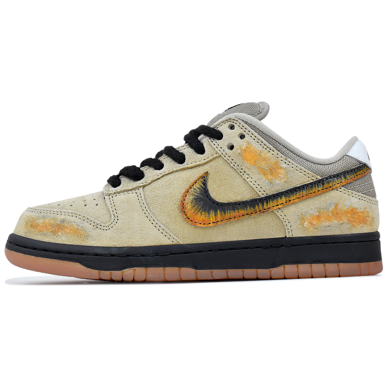 Кроссовки для скейтбординга Dunk SB Abrasion Resistant Slip Resistant Low top Unisex Nike, sandstorm lightning-gift box 4 — фото 4