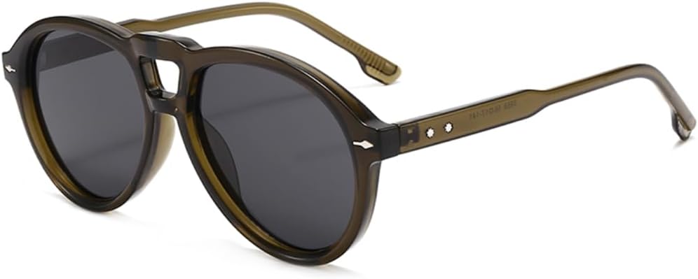 

Солнцезащитные очки с защитой UV400 | Увеличенная серая оправа, градиентные синие линзы | для женщин и мужчин, для занятий спортом на открытом воздухе и вождения DSVIGF, 08