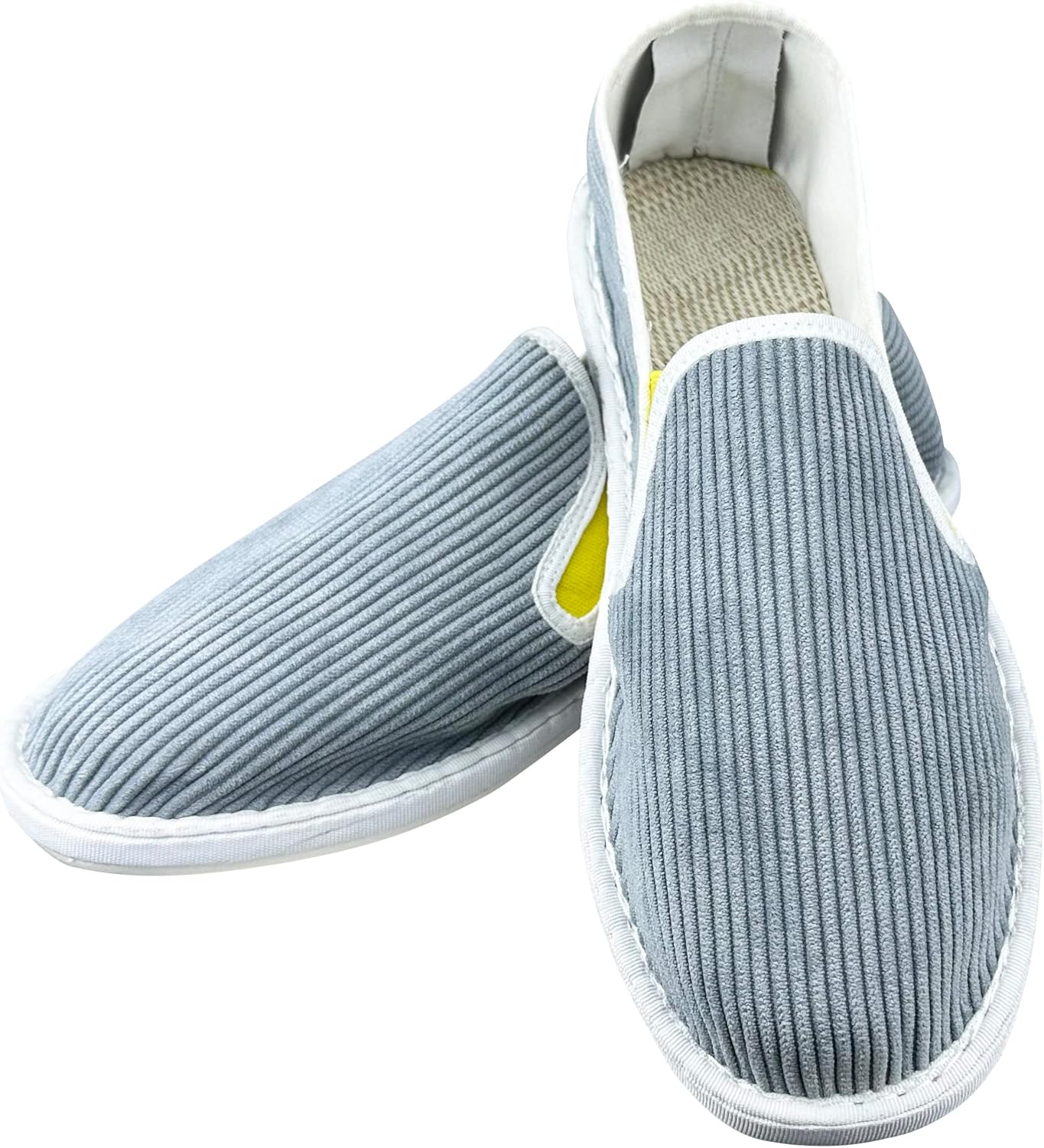 

Мужские плоские лодочные туфли, повседневные туфли для кунг-фу и тайцзи, легкие лоферы, слипоны, удобные туфли для прогулок Yuschuh, серый