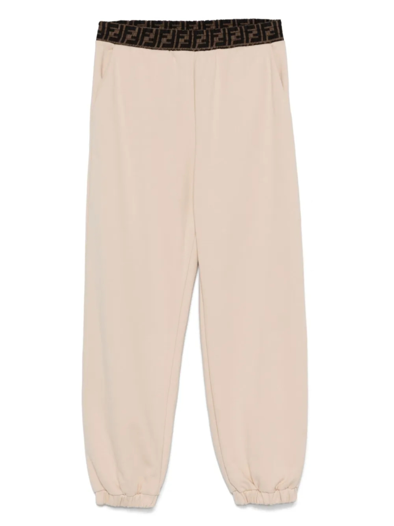 

Спортивные брюки с логотипом FF Fendi Kids, нейтральный