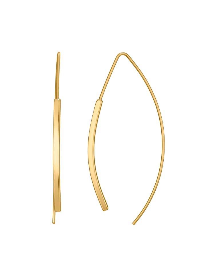 

Steel_Art Серьги Creole Longa poliert in goldfarben