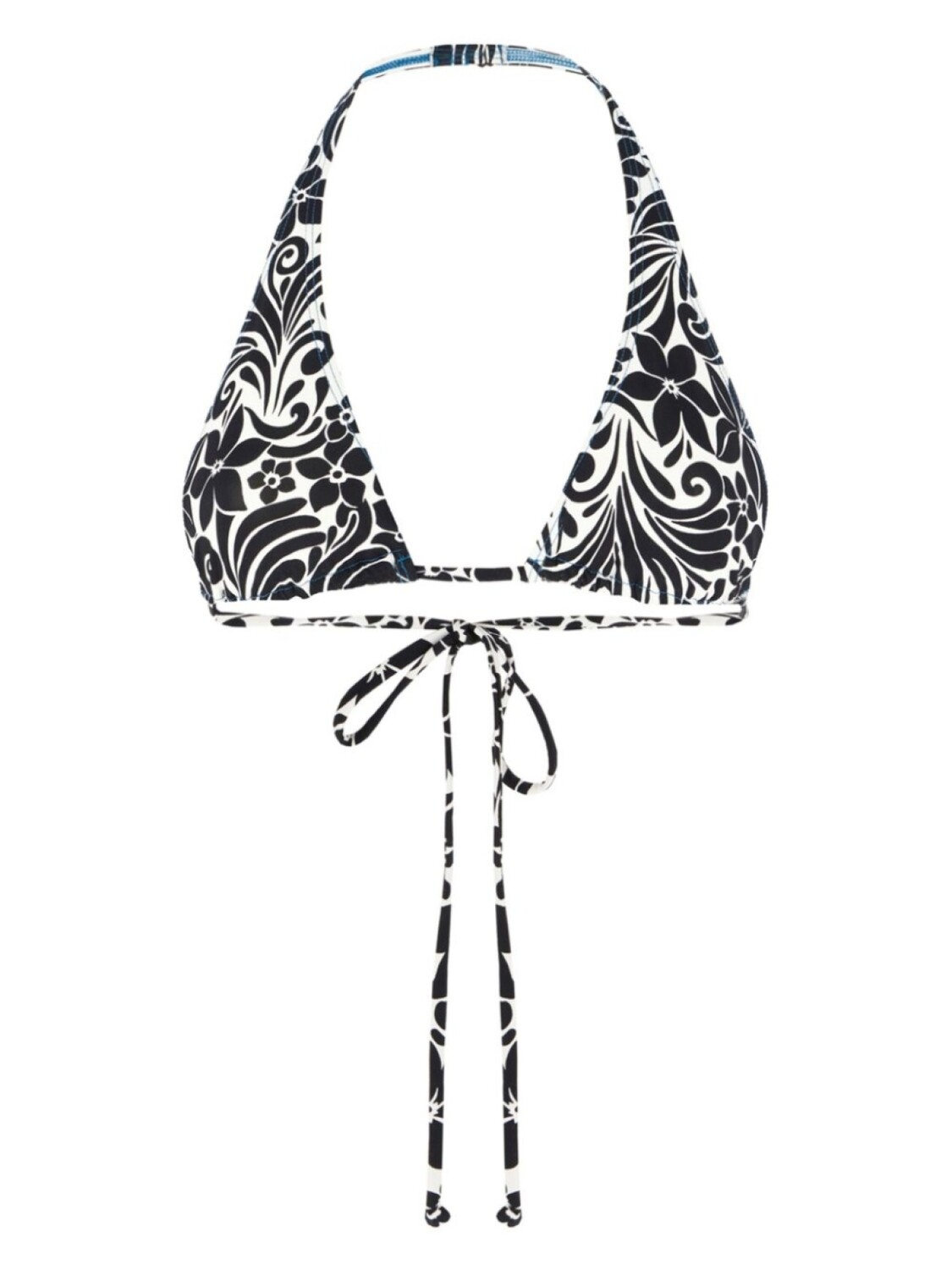 

Верх бикини с треугольными чашечками Frankies Bikinis, черный