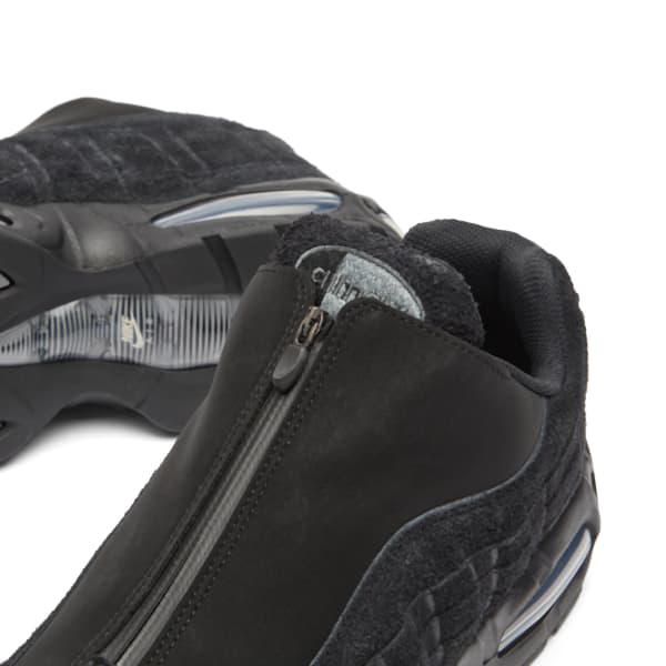 Кроссовки Air Max 95 Big Bubble Zip Nike, черный, anthracite metalic cool серый & белый — фото 3