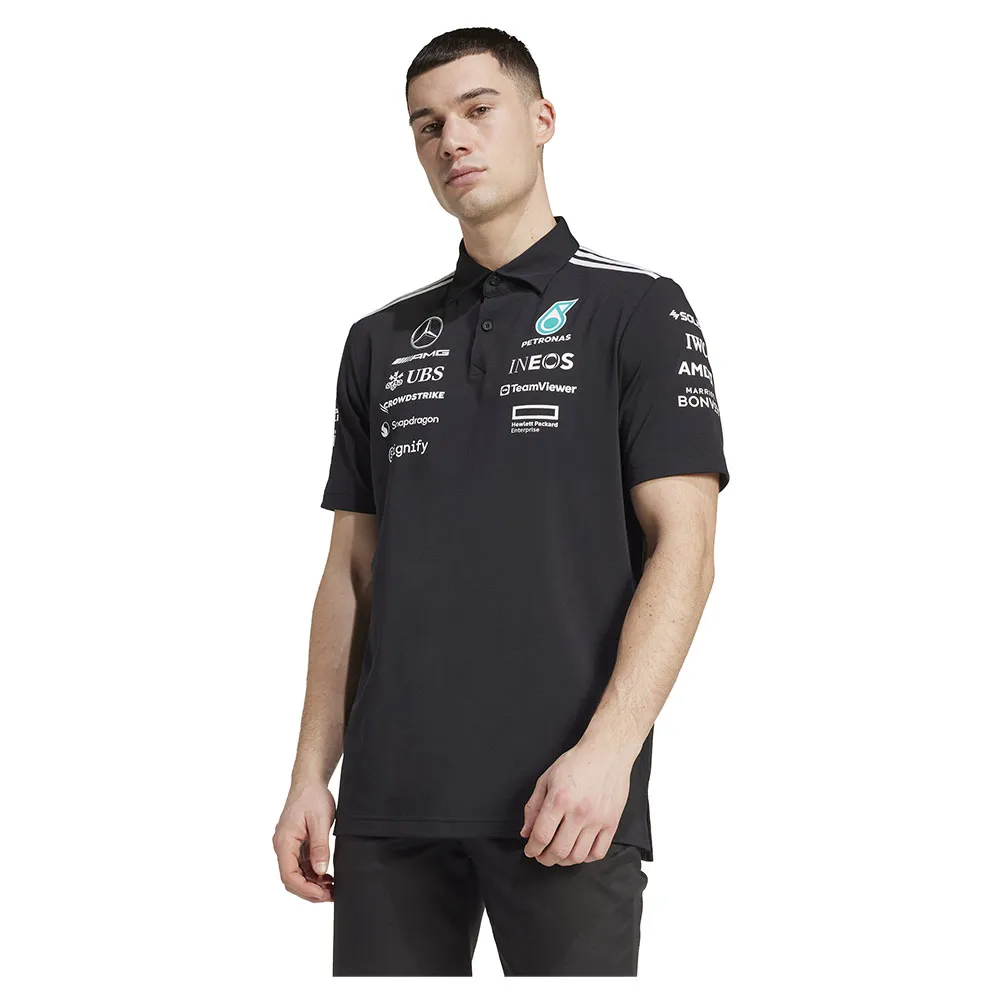 

Поло с коротким рукавом adidas Mercedes TM AMG Petronas F1 Team, черный