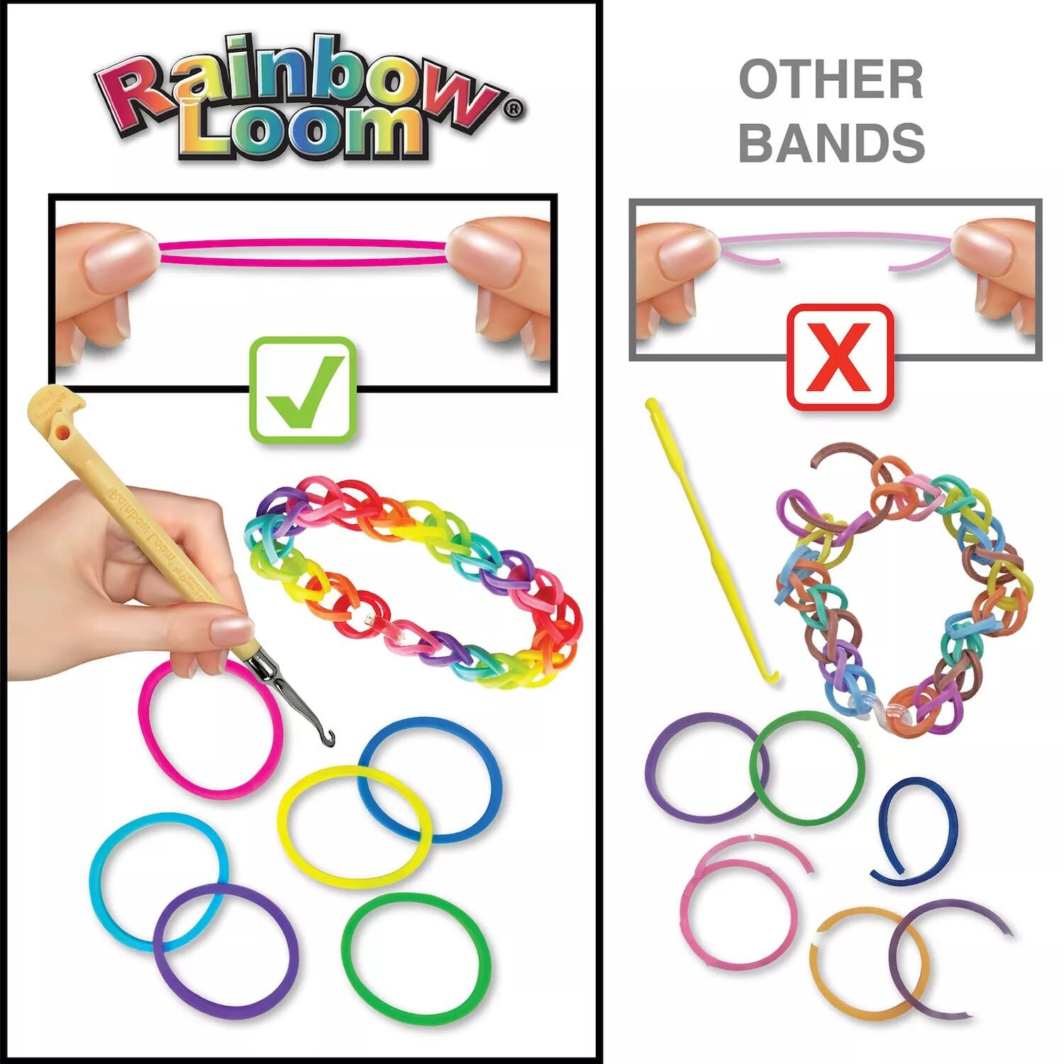 Мега комбинированный набор для изготовления браслетов Rainbow Loom Loomi-Pals Rainbow Loom — фото 4