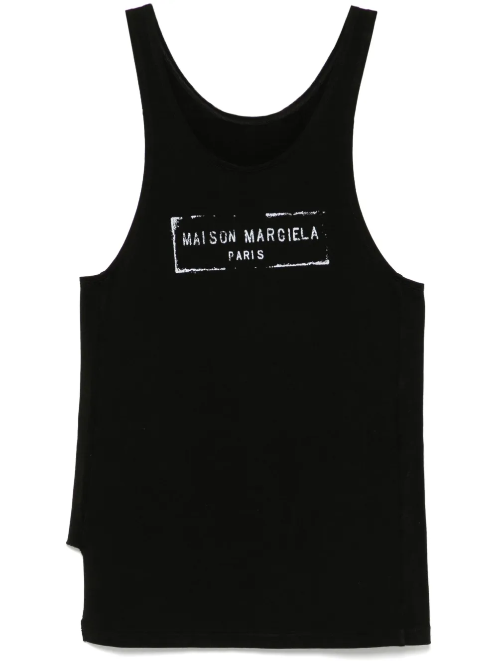 

Топ с принтом MAISON MARGIELA, черный