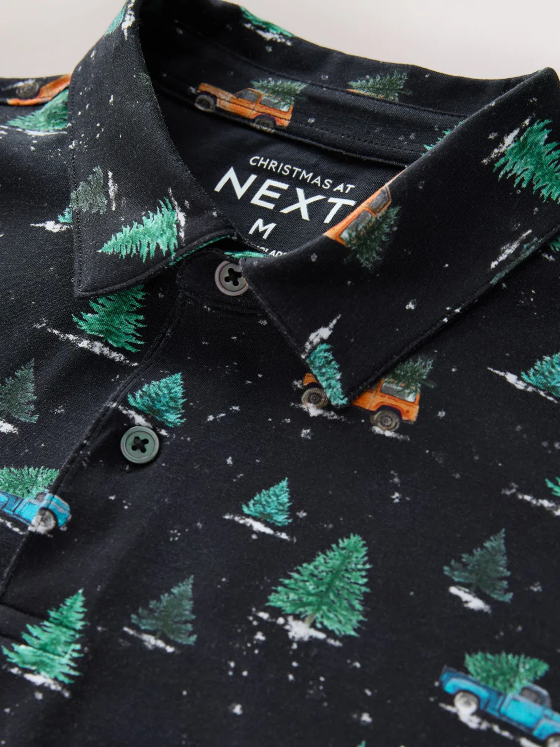 Рубашка 'Christmas' Next, Anthracite — фото 2