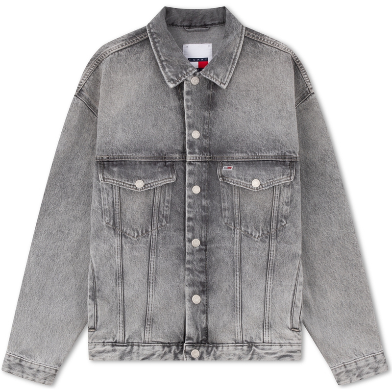 Tommy Hilfiger Джинсовая куртка мужская темно-серая, Dark Gray 1BK — фото 3
