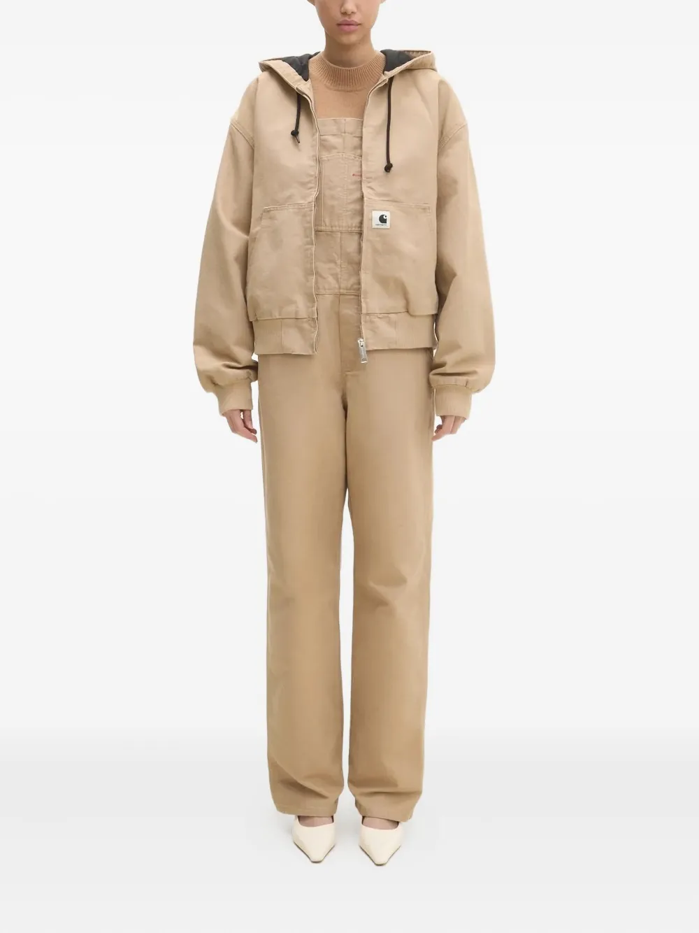 

Комбинезон W' Bib из органического хлопка CARHARTT WIP, коричневый