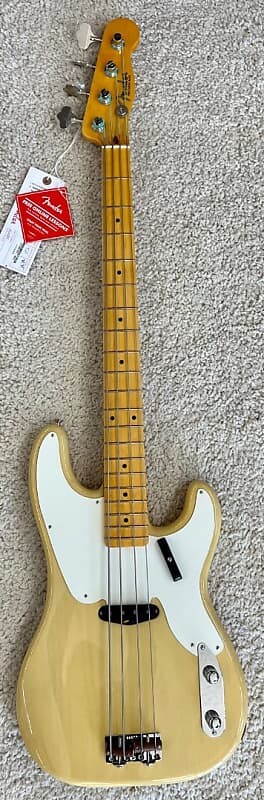 

Басс гитара Fender American Vintage II 1954 Precision Bass Guitar, Vintage Blonde with Case