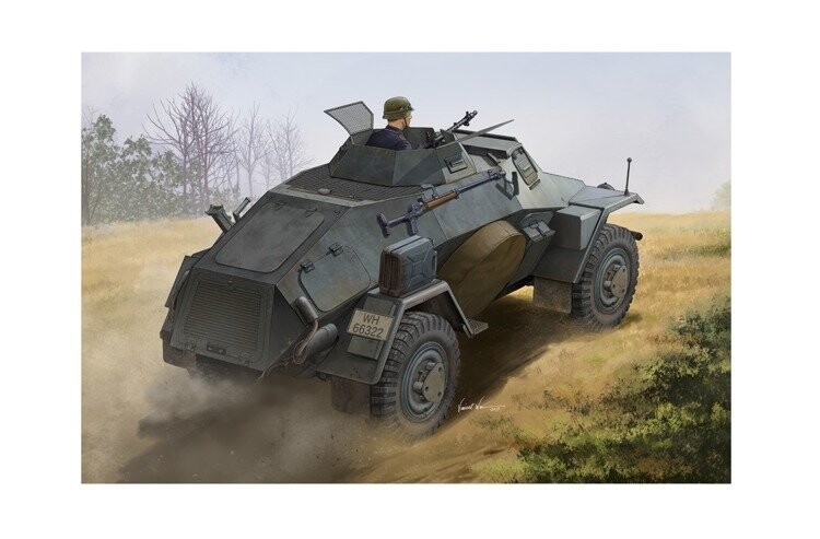 

Hobby Boss, Немецкий Sd.Kfz.221, Комплект модели