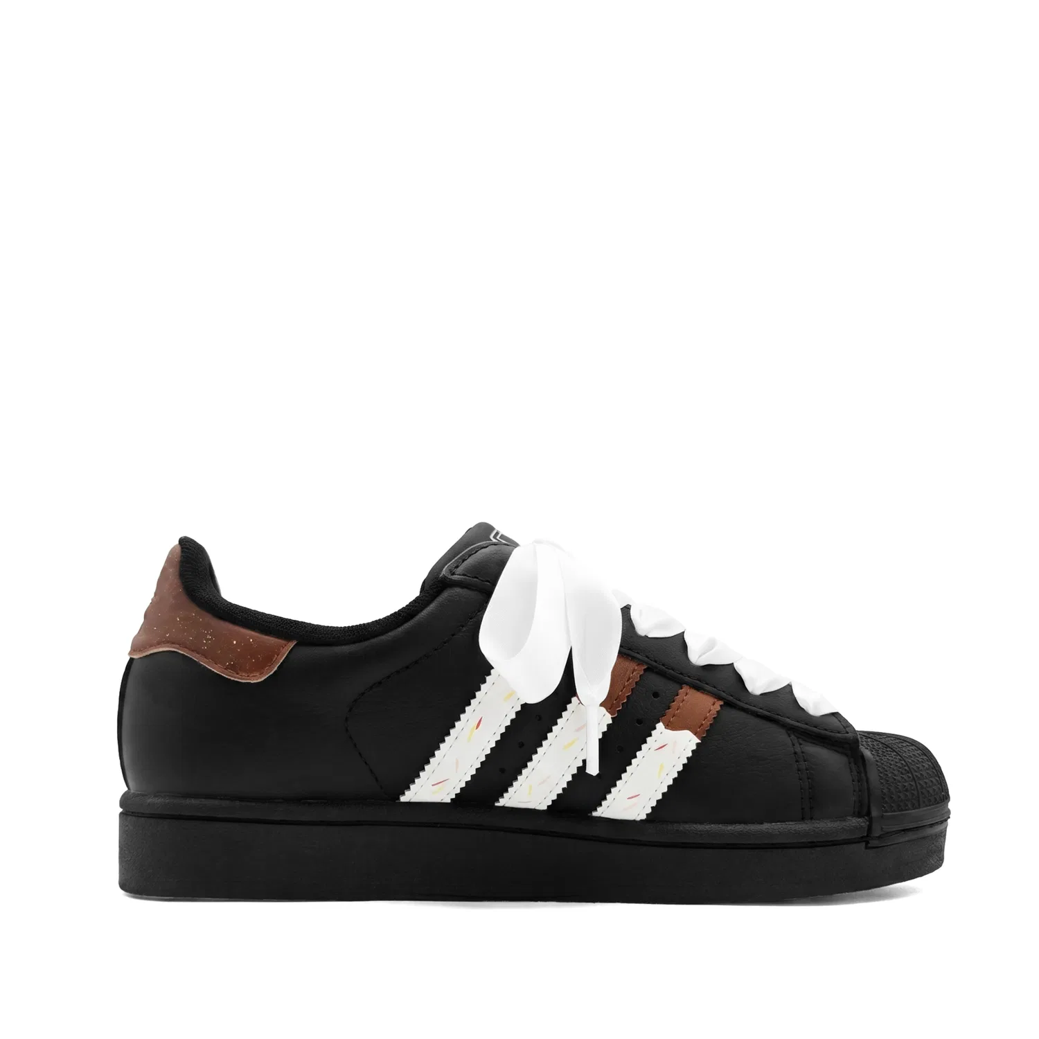 Кроссовки детские для скейтбординга Adidas Originals Superstar 2 Лимитированная серия Мороженое — фото 4