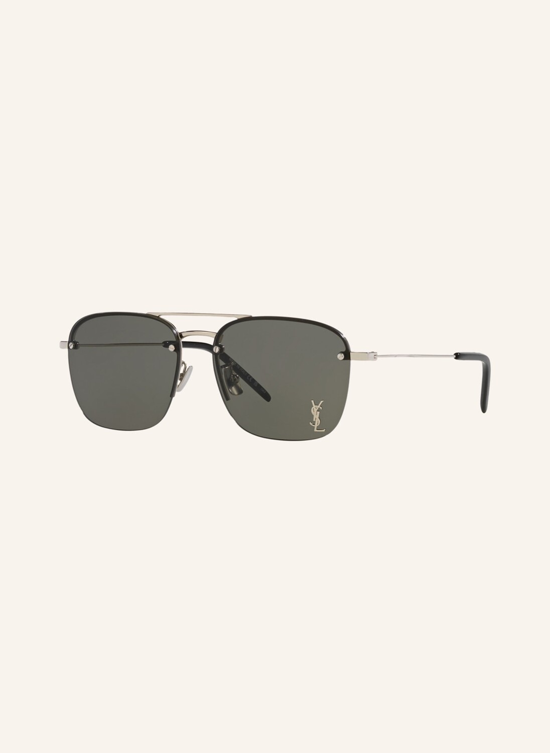 

Солнцезащитные очки ys000490 SAINT LAURENT, цвет 4100L1 - SILBER/DUNKELGRAU