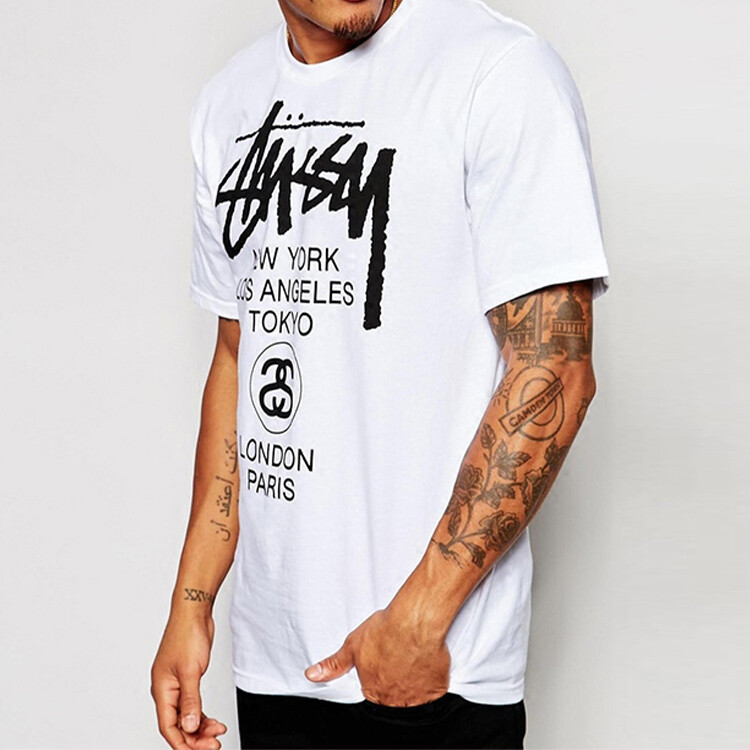 Футболка World Cruise Series унисекс Stussy, белый — фото 3