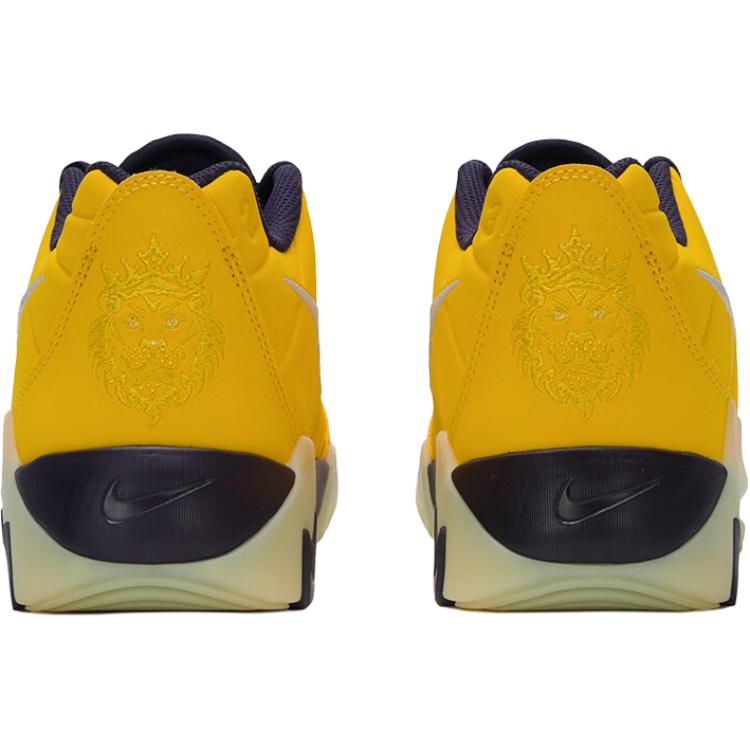 Nike LeBron Witness 9 устойчивые к истиранию дышащие низкие детские баскетбольные кроссовки yellow для подростков — фото 3