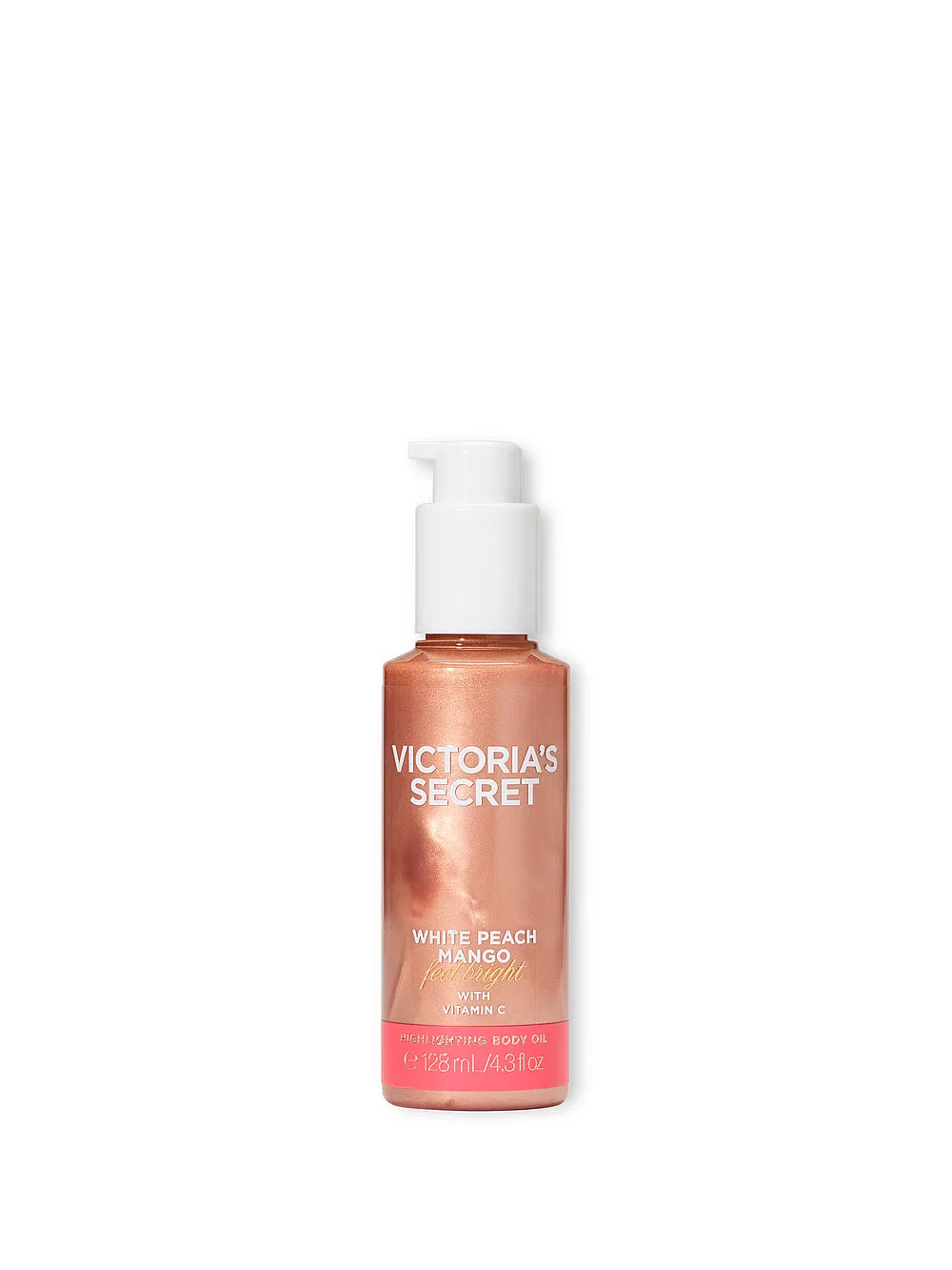Масло-хайлайтер для тела Body Care, White Peach Mango
