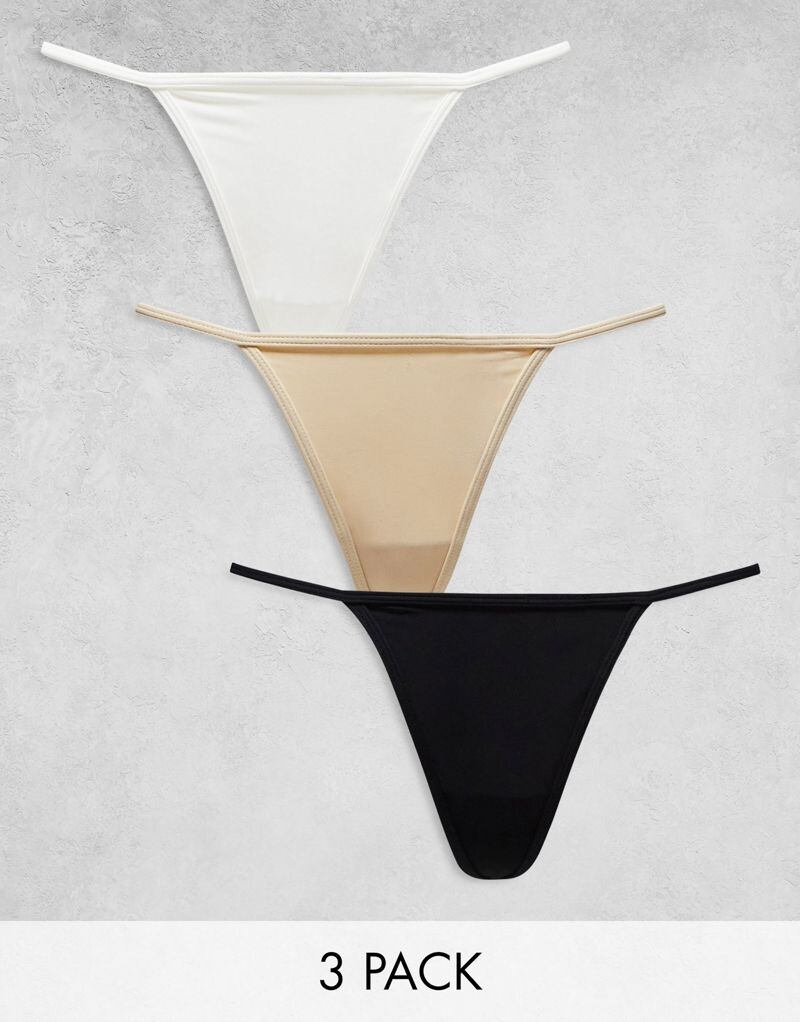 

Трусики-стринги Cotton On Invisible String, 3 шт Cotton:On