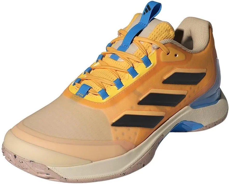 Кроссовки для тенниса Adidas Avacourt 2.0, цвет Semi Spark/Core Black/Blue Burst — фото 2