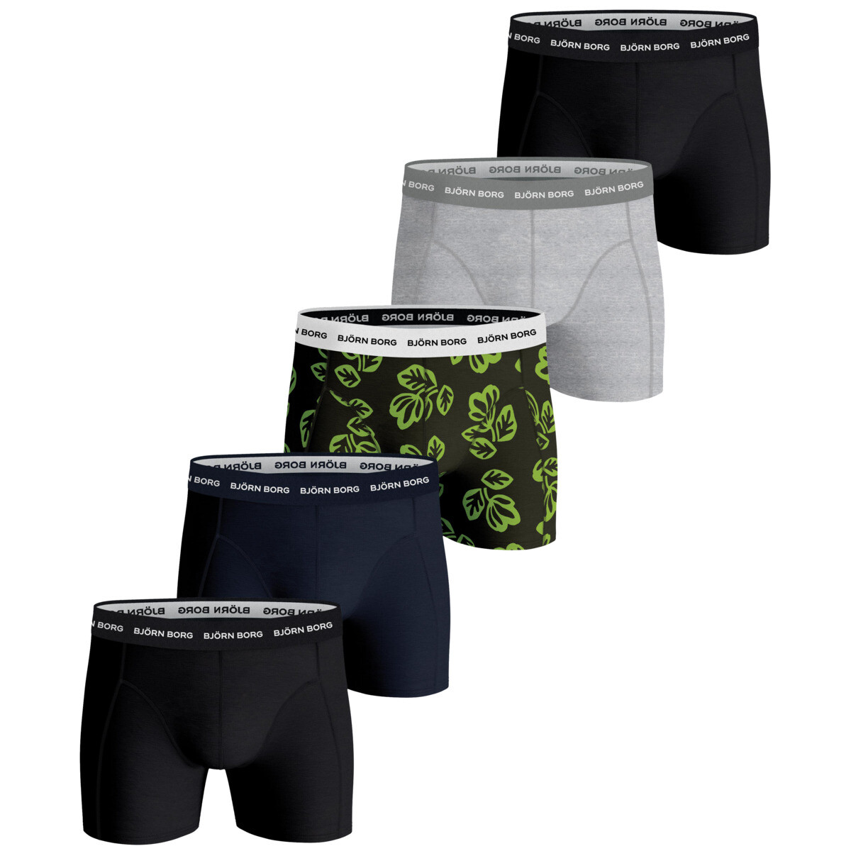 

Боксеры Björn Borg Boxershorts Cotton Stretch Boxer 5 шт, разноцветный