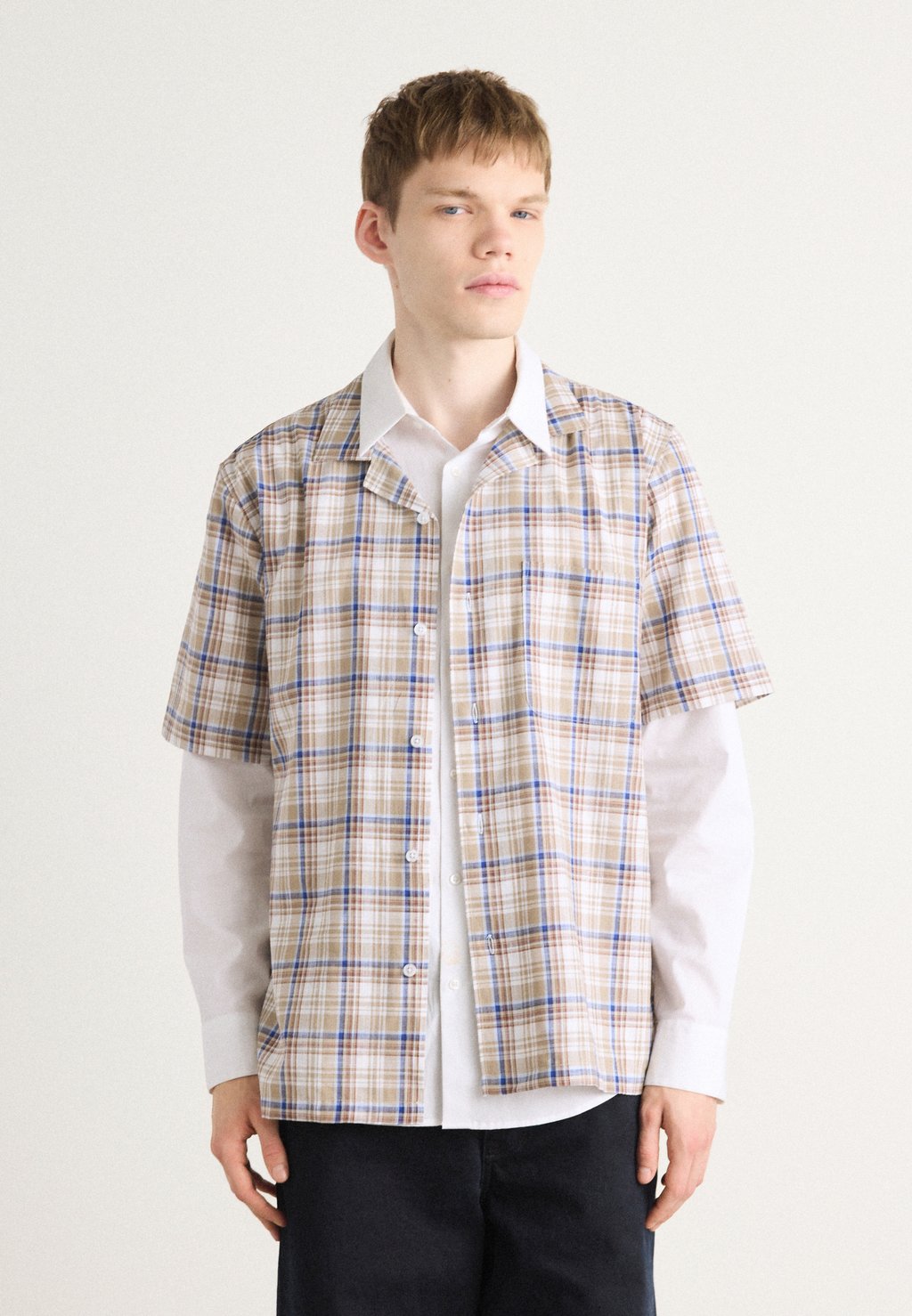 

Рубашка LOOSE CHECK KENJI SHIRT Mads Nørgaard, мультиколор