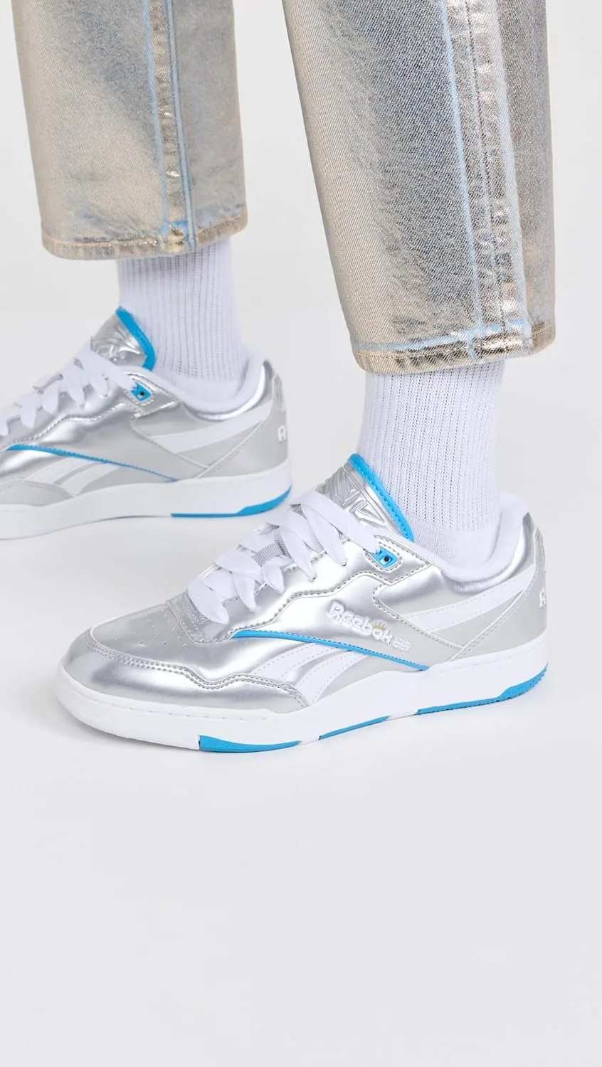 Кроссовки Reebok Unisex BB 4000 II, белый/синий — фото 3