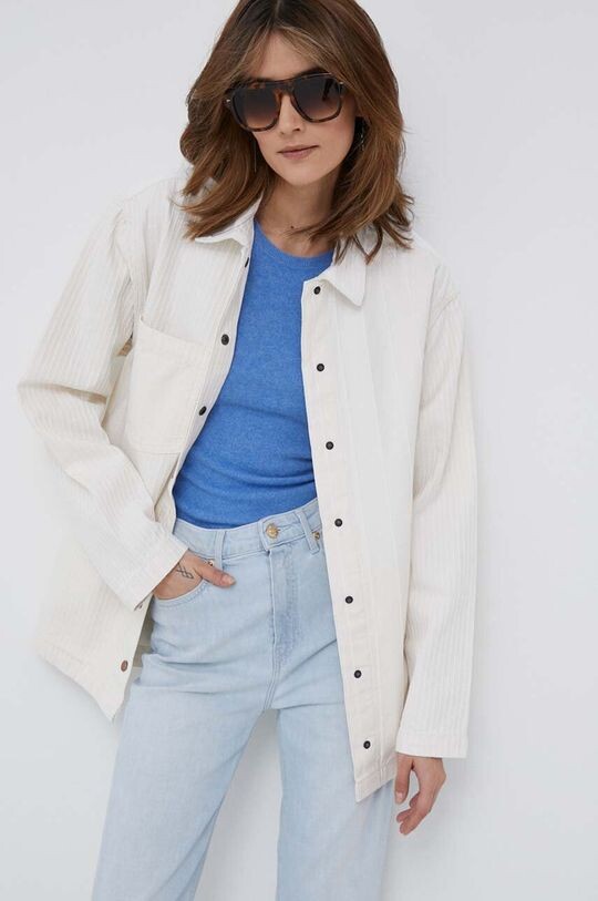 

Рубашка River Stripe из хлопка Pepe Jeans, белый