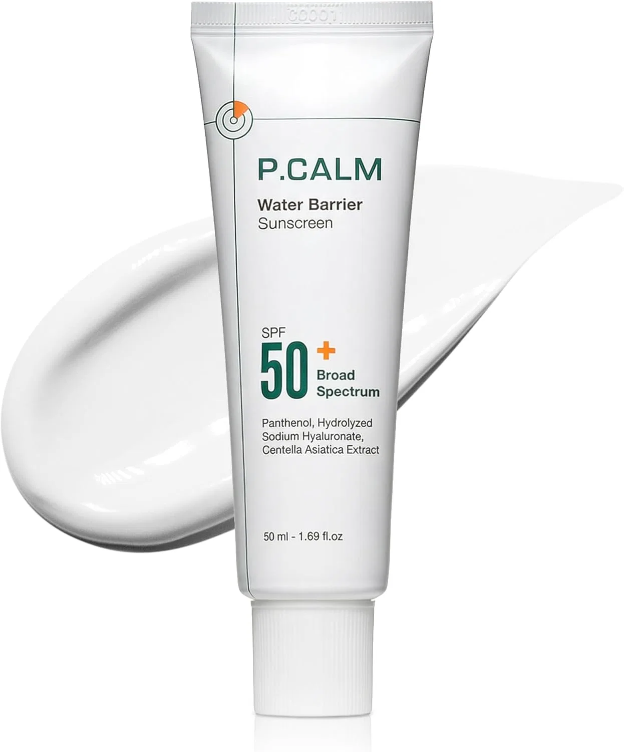 Солнцезащитный крем для лица с пантенолом P.CALM Water Barrier Sunscreen SPF50+ PA++++ 50 мл