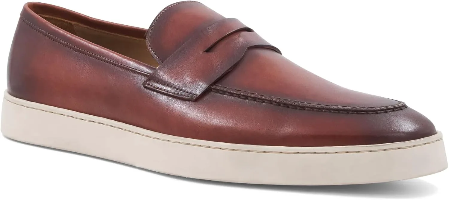Лоферы Bruno Magli Mens Prato, коричневый