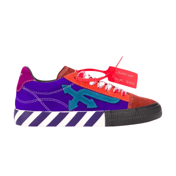 Кроссовки Off-White Wmns Arrow Vulcanized Low, Multi-Color Blue