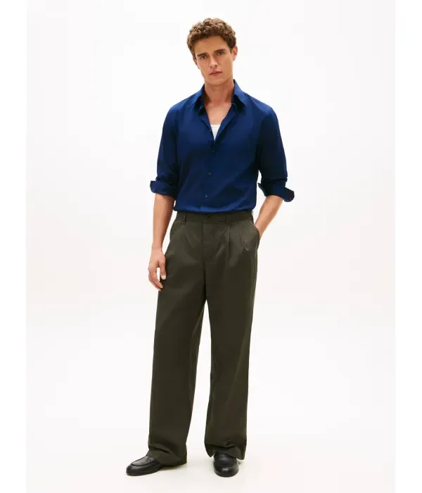 Рубашка с гибким воротником regular fit Tommy Hilfiger, темно-синий — фото 2