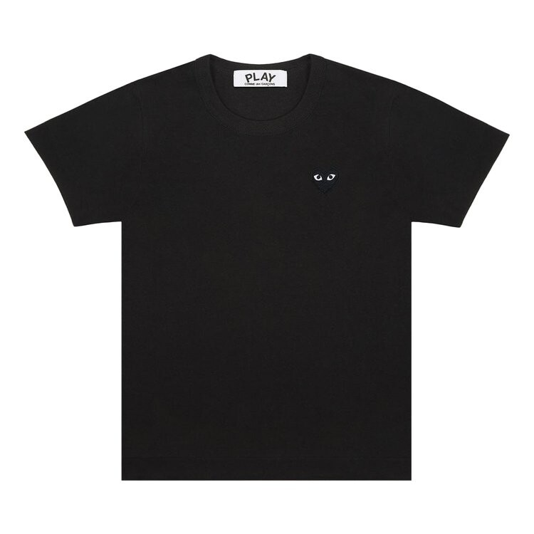 

Футболка Comme Des Garçons Comme des Garçons PLAY Heart T-Shirt, черный