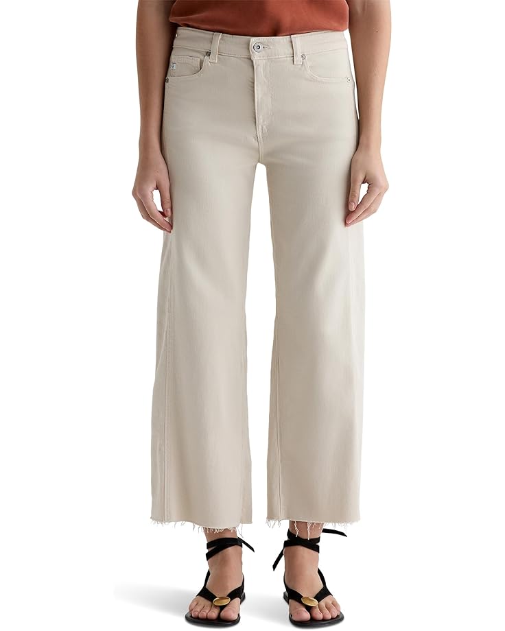 

Брюки AG Jeans Saige Mid-Rise Wide Leg in Opal Stone, цвет Opal Stone