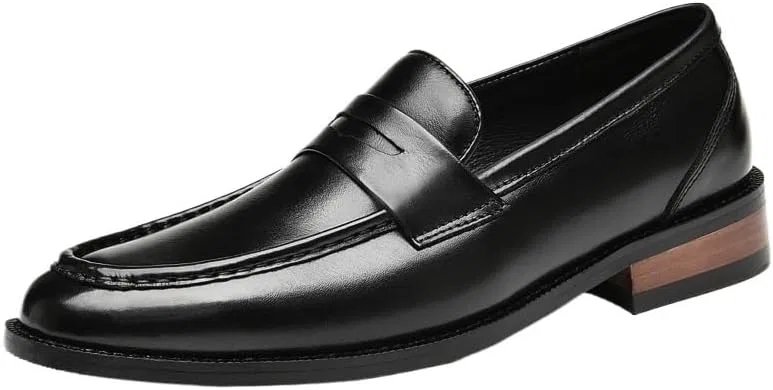 Мокасины из натуральной кожи, для мужчин, Loafers, Black UOPYNE