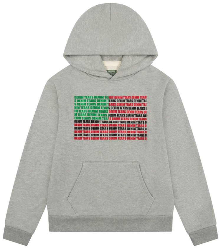 

Худи Denim Tears Logo Flag Hoodie 'Grey', серый